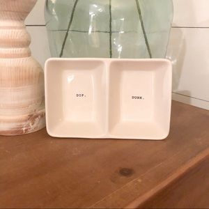 Rae Dunn Typewriter Dip Dunk tray